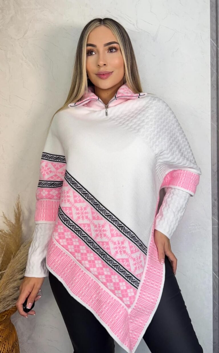 Ruana con cremallera – latintrend.com.co